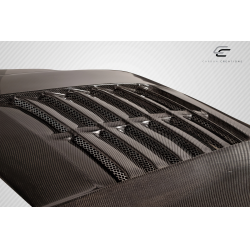 2011-2016 Ford Super Duty F250 F350 F450 Carbon Creations GT500 V2 Hood - 1 Piece image - 6