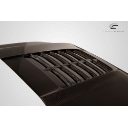2011-2016 Ford Super Duty F250 F350 F450 Carbon Creations GT500 V2 Hood - 1 Piece image - 8