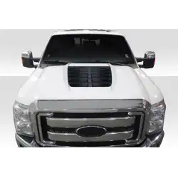 2011-2016 Ford Super Duty F250 F350 F450 GT500 V2 Hood - 1 Piece image - 1