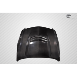 2012-2019 Cadillac ATS Carbon Creations V Look Hood - 1 Piece image - 8
