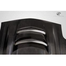 1997-2004 Chevrolet Corvette C5 Carbon Creations ZR1 V2 Hood - 1 Piece image - 9