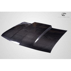1994-2004 Chevrolet S-10 1994-2004 GMC Sonoma 1995-2004 Chevrolet Blazer 1995-2001 GMC Jimmy 98-00 Envoy Carbon Creations Cowl Hood - 1 Piece image - 5