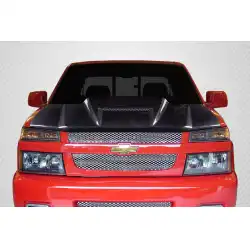 2004-2012 Chevrolet Colorado GMC Canyon Ram Air Hood - 1 Piece image - 1