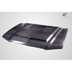 2002-2006 Chevrolet Avalanche (w/o cladding) 2003-2005 Silverado Carbon Creations GT500 Hood - 1 Piece image - 5