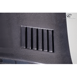 2002-2006 Chevrolet Avalanche (w/o cladding) 2003-2005 Silverado Carbon Creations GT500 Hood - 1 Piece image - 6