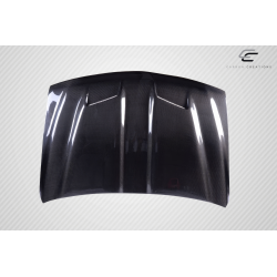 1999-2002 Chevrolet Silverado 2000-2006 Tahoe Suburban Carbon Creations Dual Ram Air Hood - 1 Piece image - 8
