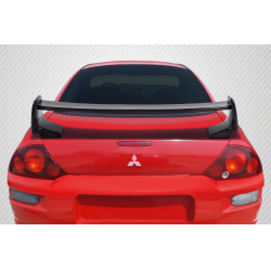 2000-2005 Mitsubishi Eclipse Carbon Creations Shock Wing Trunk Lid Spoiler - 1 Piece image - 1