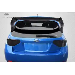 2008-2011 Subaru Impreza 5DR 2008-2014 Subaru WRX STI 5DR VR-S Wing Trunk Lid Spoiler - 4 Piece image - 1