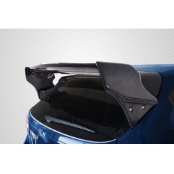 2008-2011 Subaru Impreza 5DR 2008-2014 Subaru WRX STI 5DR Carbon Creations VR-S Wing Trunk Lid Spoiler - 4 Piece image - 1