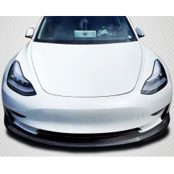 2017-2023 Tesla Model 3 Carbon Creations GT Concept Front Lip - 1 Piece image - 2