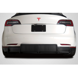 2017-2023 Tesla Model 3 Carbon Creations GT Concept Rear Diffuser - 1 Piece image - 1