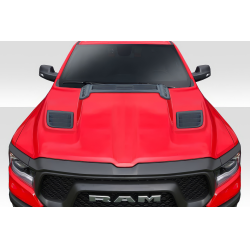 2019-2025 Dodge Ram Duraflex Rebel Mopar Look Hood - 1 Piece image - 1