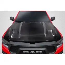 2019-2025 Dodge Ram Rebel Look Hood - 1 Piece image - 1