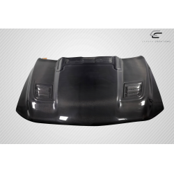 2019-2025 Dodge Ram Carbon Creations Rebel Mopar Look Hood - 1 Piece image - 2