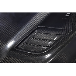 2019-2025 Dodge Ram Carbon Creations Rebel Mopar Look Hood - 1 Piece image - 6