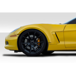 2005-2013 Chevrolet Corvette C6 Duraflex D Sport Front Fender Flares - 2 Piece image - 1