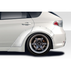 2008-2011 Subaru Impreza 2008-2010 Impreza WRX 4DR 5DR Duraflex MSR Rear Fender Flares - 6 Piece image - 1