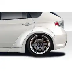2008-2011 Subaru Impreza 2008-2010 Impreza WRX 4DR 5DR MSR Rear Fender Flares - 6 Piece image - 1