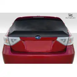 2008-2011 Subaru Impreza HB 2008-2014 WRX STI HB MSR Rear Middle Wing Spoiler - 1 Piece image - 1
