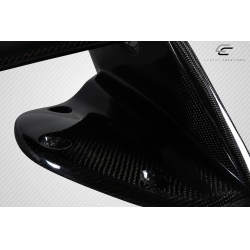 2011-2015 Chevrolet Cruze Carbon Creations QTM Wing Spoiler - 3 Piece image - 7