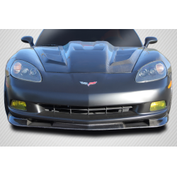 2005-2013 Chevrolet Corvette C6 Carbon Creations ZR Front Lip Splitter - 3 Piece ( Base Model) image - 1