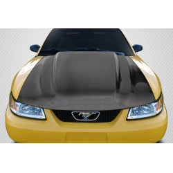 1999-2004 Ford Mustang Carbon Creations Cowl Hood - 1 Piece image - 1