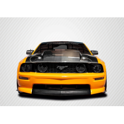 2005-2009 Ford Mustang Carbon Creations 2.5 Inch Cowl Hood - 1 Piece image - 1