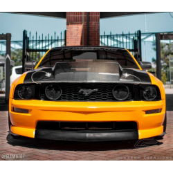 2005-2009 Ford Mustang Carbon Creations 2.5 Inch Cowl Hood - 1 Piece image - 2