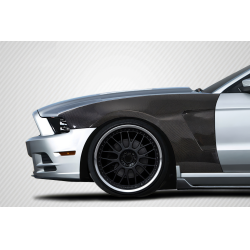 2010-2014 Ford Mustang Carbon Creations GT350 V2 Look Front Fenders - 2 Piece image - 1