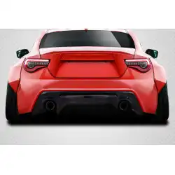 2013-2020 Scion FR-S Toyota 86 Subaru BRZ GT500 V3 Rear Diffuser - 1 Piece image - 1