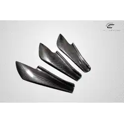 2013-2020 Scion FR-S Toyota 86 Subaru BRZ GT500 V3 Rear Bumper Canards - 6 Piece image - 5