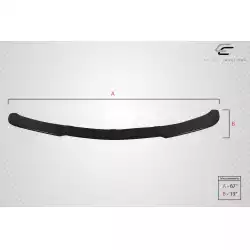 Universal Adjustable Front Splitter - 3 Piece (S) image - 3