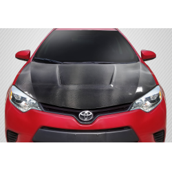 2014-2016 Toyota Corolla Carbon Creations Circuit Hood - 1 Piece image - 1