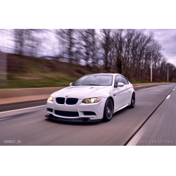 2008-2013 BMW M3 E90 E92 E93 Carbon Creations GT4 Look Front Lip Under Spoiler - 1 Piece image - 2