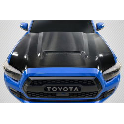 2016-2023 Toyota Tacoma Carbon Creations RKS Hood - 1 Piece image - 1