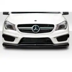 2014-2015 Mercedes CLA Class C117 CLA45 R Spec Front Lip Under Spoiler - 1 Piece image - 1