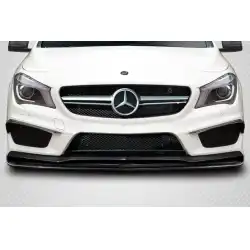 2014-2015 Mercedes CLA Class C117 CLA45 R Spec Front Lip Under Spoiler - 1 Piece image - 1