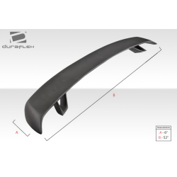Universal Duraflex Tri Force Rear Wing Spoiler - 1 Piece image - 3