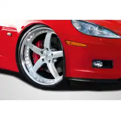 2005-2013 Chevrolet Corvette C6 ZR Front Fender Spats - 2 Piece image - 1