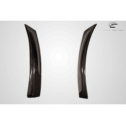2005-2013 Chevrolet Corvette C6 Carbon Creations ZR Front Fender Spats - 2 Piece image - 2