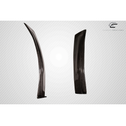 2005-2013 Chevrolet Corvette C6 Carbon Creations ZR Front Fender Spats - 2 Piece image - 3