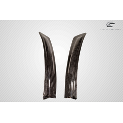 2005-2013 Chevrolet Corvette C6 Carbon Creations ZR Front Fender Spats - 2 Piece image - 5