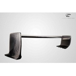 1994-2001 Acura Integra Carbon Creations Type M V2 Rear Wing Spoiler - 3 Piece image - 3