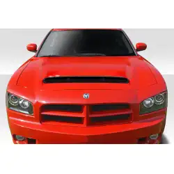 2006-2010 Dodge Charger Demon Look Hood - 1 Piece image - 1