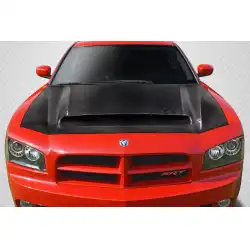 2006-2010 Dodge Charger Demon Look Hood - 1 Piece image - 1
