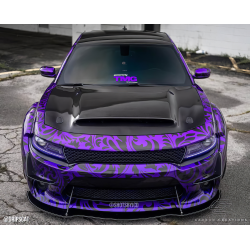 2015-2023 Dodge Charger Carbon Creations Demon Look Hood - 1 Piece image - 4