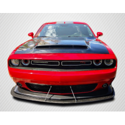 2008-2023 Dodge Challenger Carbon Creations Demon Look Hood - 1 Piece image - 1