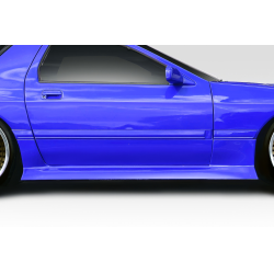 1986-1991 Mazda RX-7 Duraflex Vanish Side Skirt Rocker Panels - 2 Piece image - 1