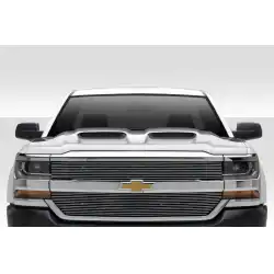 2016-2018 Chevrolet Silverado Dual Ram Air Hood - 1 Piece image - 10