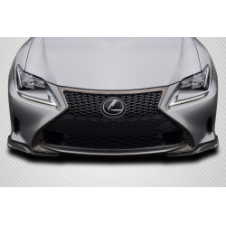 2014-2018 Lexus RC Series RC200T RC350 Carbon Creations EBS Front Lip Splitters - 2 Piece (F Sport model only) image - 1